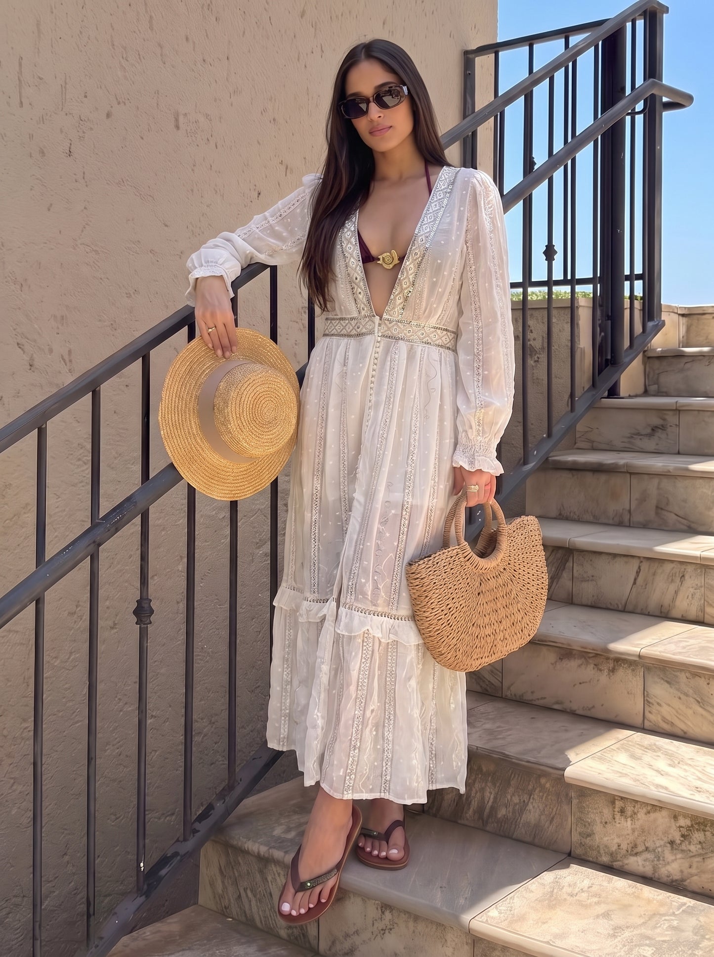 Copricostume Maxi in Pizzo