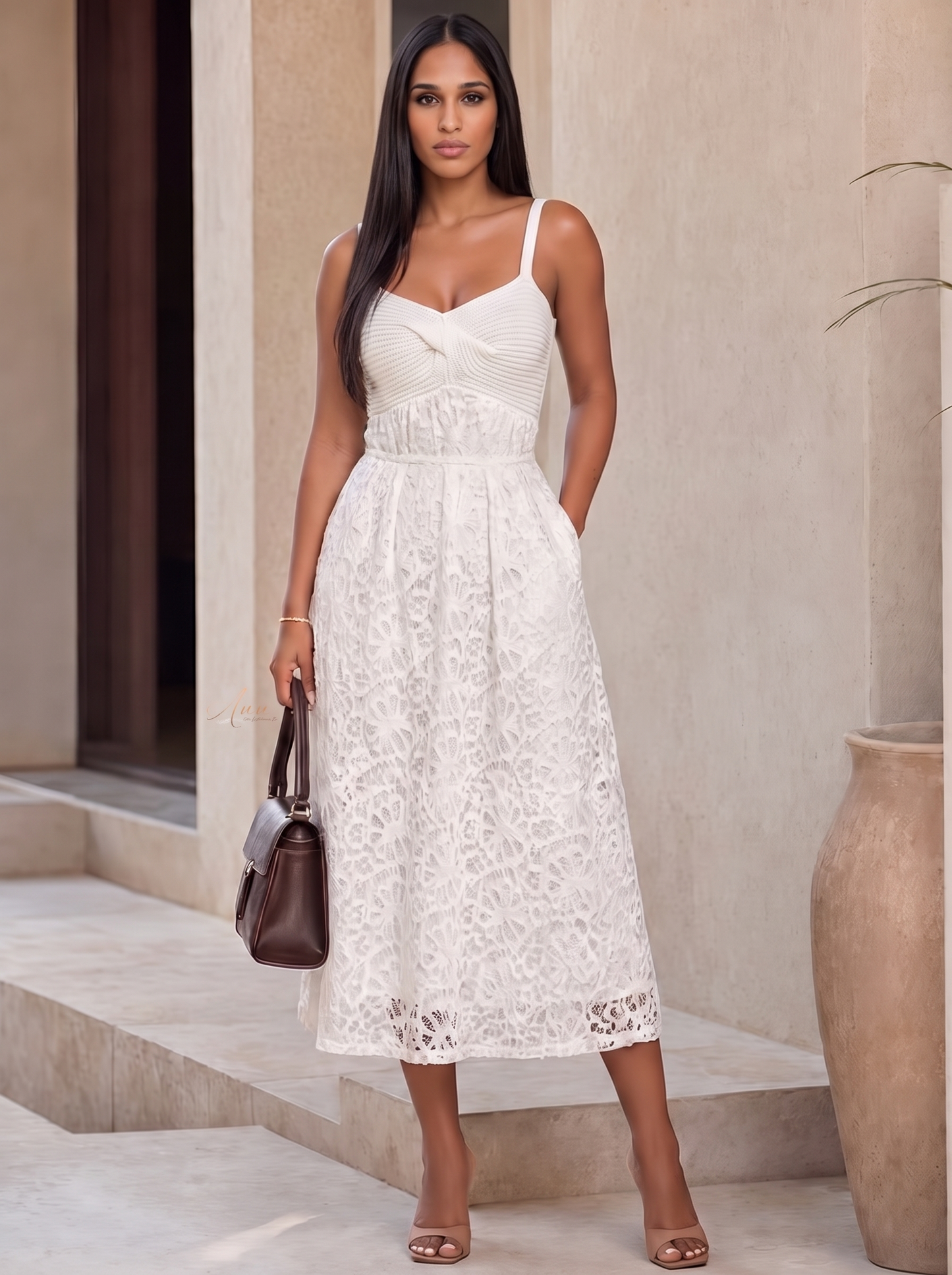 Abito Midi Crochet