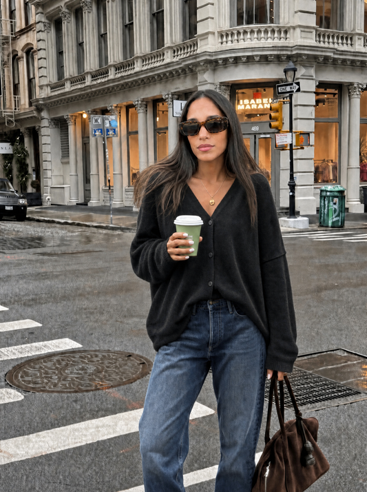 Cardigan Oversize Scollo a V