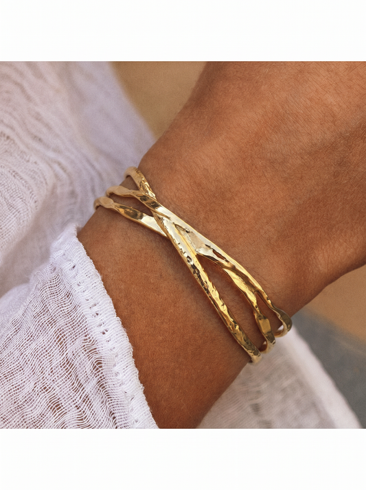 Bracciale Rigido Intreccio Glam