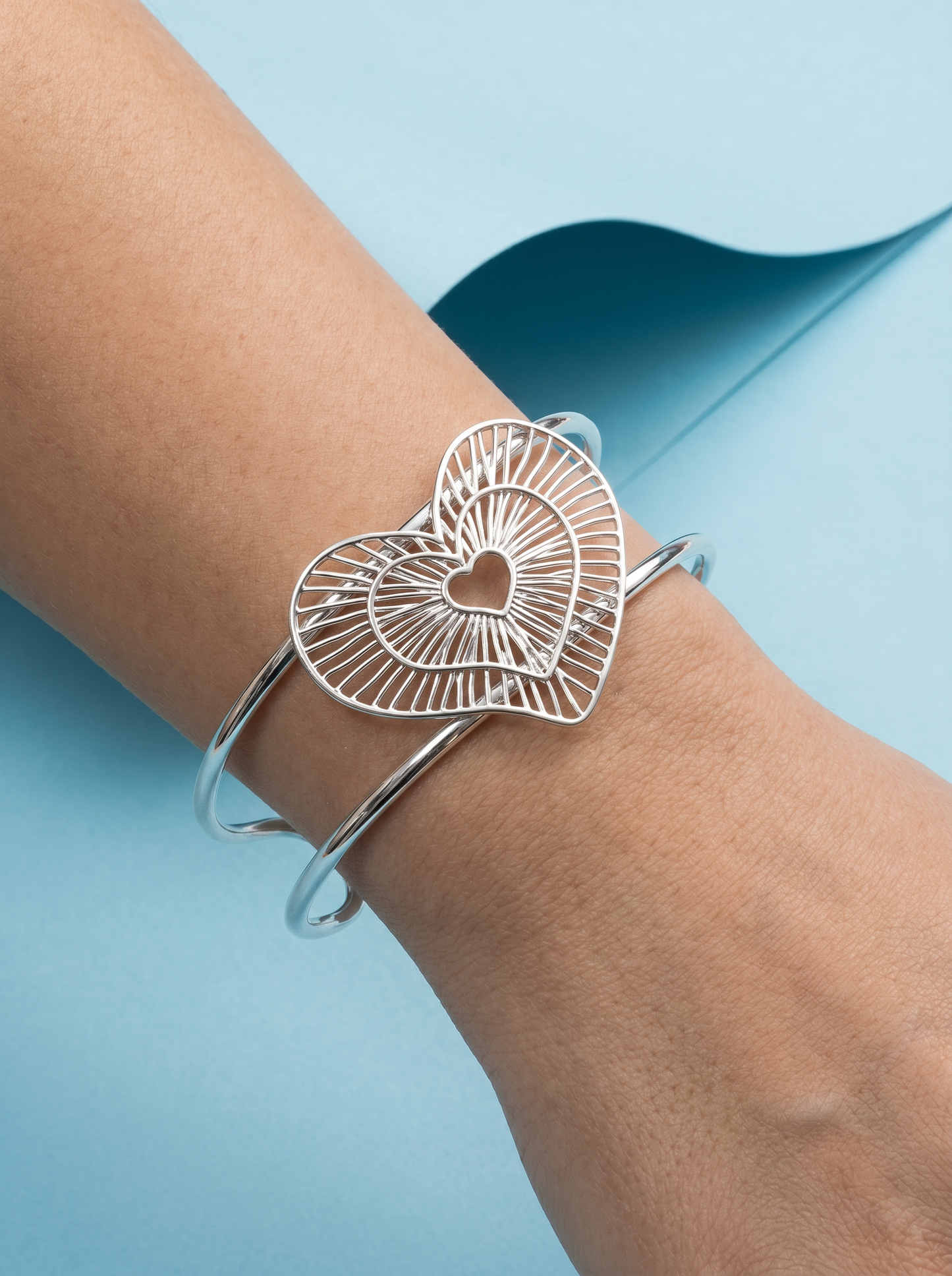 Bracciale Rigido Heart