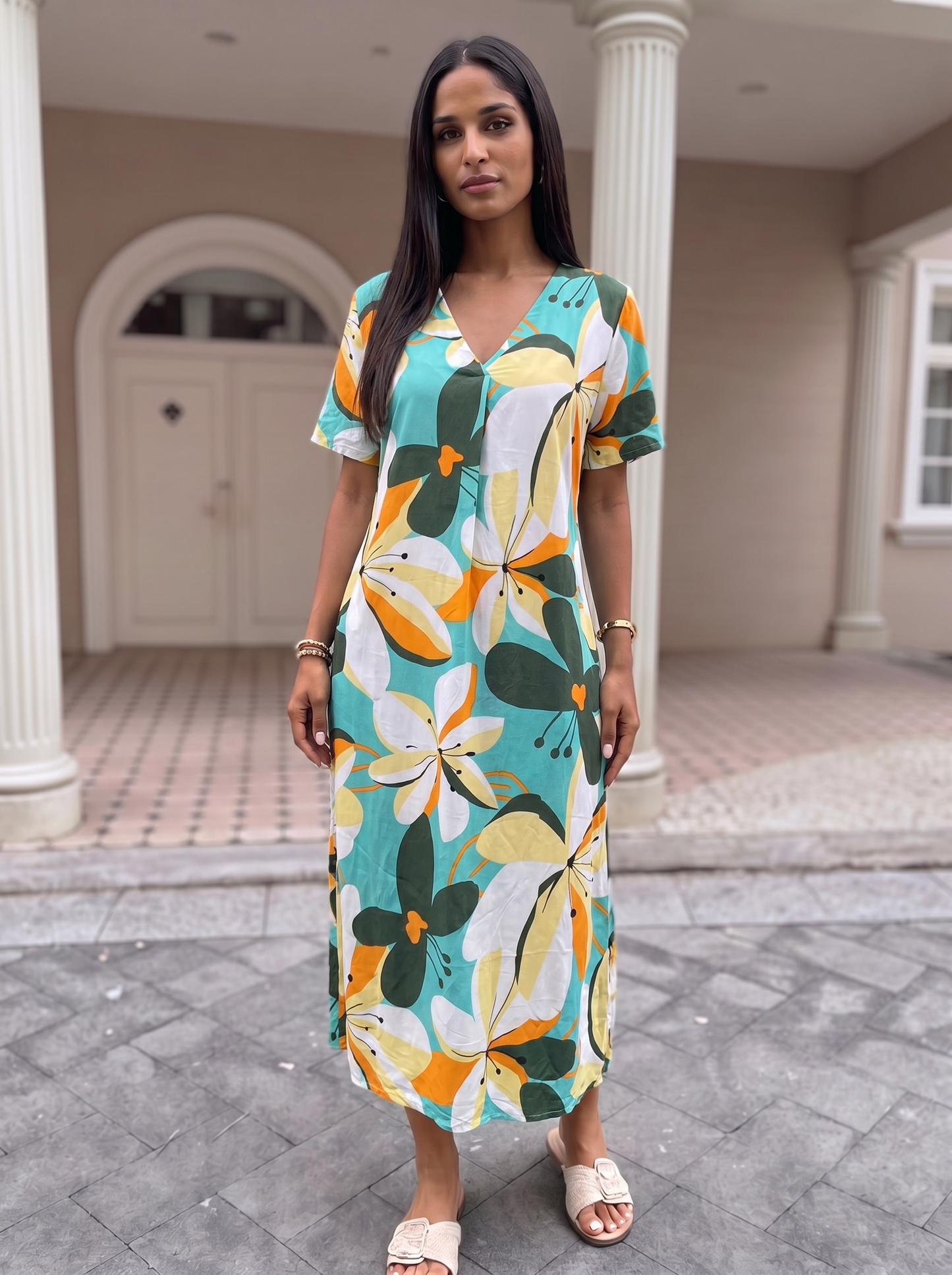 Abito Maxi Floreale