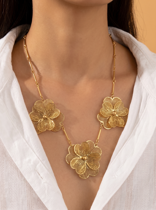 Collana Triple Flower