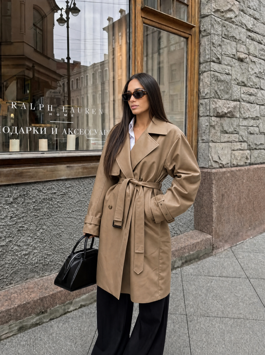 Trench in Similpelle Soft & Chic