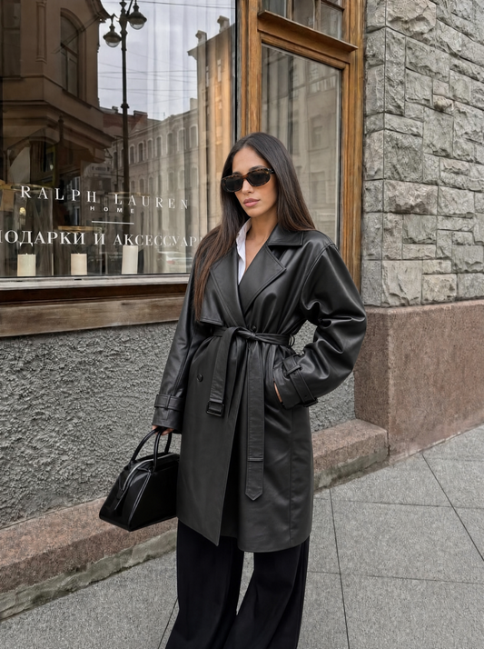 Trench in Similpelle Soft & Chic