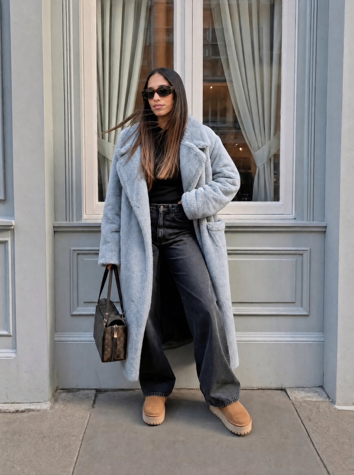 Cappotto Ecopelliccia Lapin